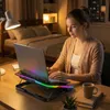 Podstawka Wozinsky WDCX-A26 NitroCool RGB chłodząca gamingowa pod laptop - czarna